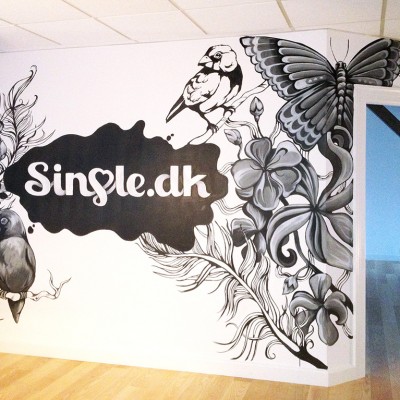 Stine Hvid single.dk mural