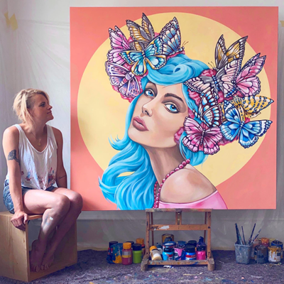 stine-hvid-painting-maleri-butterflies